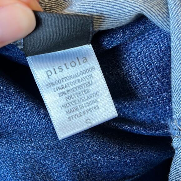 Pistola Denim Jean Jacket Classic Blue Timeless Style - Picture 7 of 8